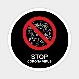 stop corona virus Magnet